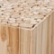 Bali & Pari Augusta Bohemian Natural Teak Wood Coffee Table with Unique Repurposed Wood Logs 247-13736-ZORO - alternate 4