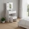 Homeroots 24" White Wood Lighted Two Drawer Dresser 714261 - alternate 2