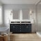 James Martin Vanities Brittany 72" Double Vanity, Black Onyx, w/ 3 CM Tajnar Eclos Top w/FreePower Wireless Charger 650-V72-BKO-FTJR - alternate 3