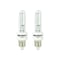 Bulbrite 60 Watt Dimmable T3 Xenon Light Bulbs with E11 Mini-Candelabra Screw Base, Clear, 2 PK 861349 - alternate 1