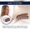 Jonathan Y Orton Distressed Ticking Stripe Non-Slip Machine-Washable Rose Clay/Cream 3 ft. x 5 ft. Area Rug WSH519E-3 - alternate 4