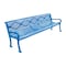 Zoro Select Outdoor Bench, 96 in L, Blue RF96D BLUE - alternate 1