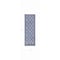 Homeroots 6' Denim Blue And Ivory Geometric Indoor Outdoor Area Rug 556289 - alternate 4