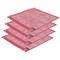 Mytee Products Red Safety Flag w/2 Grommets DOT Compliant-18ft x 18ft High Visibility Vinyl Mesh Warning Flags, 4PK VMF-Gx4 - alternate 1