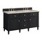 James Martin Vanities Lorelai 60" Double Vanity, Black Onyx, w/ 3 CM Tajnar Eclos Top 424-V60D-BKO-3TJR - alternate 4