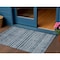 Homeroots 3' X 5' Blue And Gray Oriental Washable Indoor Outdoor Area Rug 616334 - alternate 1