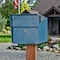 Mail Boss Mail Manager Locking Post-Mount Mailbox, Bronze, USPS Approved 805908 - alternate 3