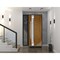 Vdomdoors Steel Door Deux 1713 Natural Oak Sidelight Exterior Black Window Stainless Inserts Single Modern Pa DEUX1713EXD-OAKB-W36+12 x H80-Left-hand Inswing - alternate 2
