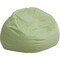 Flash Furniture Bean Bag Chair, 30 in W 30" L 18" H DG-BEAN-SMALL-DOT-GRN-GG - alternate 1