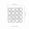 Msi Bianco Gridwork 12 in. x 12 in.  Polished Marble Mesh-Mounted Mosaic Tile, 10PK ZOR-MD-0511 - alternate 3