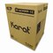 Karat Polypropylene Plastic Hinged Container, 9.35 x 9.22 x 3.17, Clear, Plastic, 200PK FP-HC99PP-1C - alternate 1