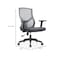 Leisuremod Glen Ergonomic Mesh Desk Chair, Adjustable Armrests and Tilt GO60GR - alternate 3