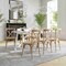 Flash Furniture Advantage Natural With White Grain X-Back Chair X-BACK-NWG - alternate 6