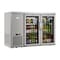 Koolmore 47in Commercial Back Bar Cooler in Silver With Side Condenser and LED Lighting, 11 Cu. Ft Capacity KM-BC-2GD-SCSS - alternate 5