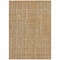 Homeroots 8' X 10' Gold Gray And Ivory Striped Washable Indoor Outdoor Area Rug 597388 - alternate 4
