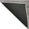 Homeroots 3' X 5' Copper Gray And Blue Striped Washable Indoor Outdoor Area Rug 588052 - alternate 4