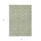 Homeroots 3' X 5' Green And Ivory Chevron Washable Indoor Outdoor Area Rug 595307 - alternate 2