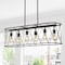Jonathan Y Marion 37.75" 6-Light Adjustable Iron Farmhouse Rustic LED Dimmable Pendant, Oil Rubbed Bronze JYL7505A - alternate 9