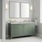 James Martin Vanities Chicago 60 in. Double Vanity, Smokey Celadon, w/ 3 CM Ethereal Noctis Silestone Top 503-V60D-SC-3ENC - alternate 2