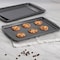 Gibson Home Love To Bake Nonstick Steel Jelly Roll 3 Piece Baking Sheet Set in Gray 137712.03 - alternate 2