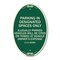 Signmission Parking in Designated Spaces Only Illegally P, 12 In X 18 In Architectural, Heavy Gauge Aluminum A-OV-G-1218-23438 - alternate 1