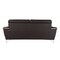 Homeroots 86" Brown Leather Sofa With Silver Legs 329487 - alternate 5