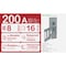 Square D Homeline 200A 8-Space 16-Circuit Outdoor Combination Meter Socket & Main Breaker Load Center RC816F200SL - alternate 1
