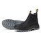 Handpoint Mens 6 in Soft Toe Work Boots-Black Crazy Horse Leather Slip-On Safety Boots, Slip Resistant, 11 80N04-D-11 - alternate 3