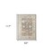 Homeroots 8' X 10' Gray and Orange Floral Stain Resistant Indoor Outdoor Area Rug 531494 - alternate 3