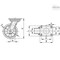 Elesa 452434 Castors bracket for heavy loads Soft polyurethane coating plate bracket 452434 - alternate 2