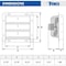 Ipower 10 Inch Shutter Exhaust Fan Aluminum+  fan speed controller + Disposal Power Cord Kit HIFANXEXHAUST10CTB - alternate 6