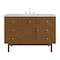 James Martin Vanities Laurent 48" Single Vanity, Honey Oak w/ 3 CM Ethereal Noctis Silestone Top 545-V48-HNO-3ENC - alternate 1