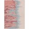 Homeroots 8' X 10' Coral Pink And Gray Abstract Washable Indoor Outdoor Area Rug 601197 - alternate 5