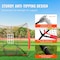 Vevor 7x7 ft Baseball Softball Practice Net Hitting Batting Multiple Accessories YC-SS-BN005 - alternate 3