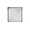 Homeroots 42" Silver And White Wood Square Lighted Dresser Mount Framed Mirror 564643 - alternate 1