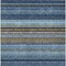 Homeroots 8' X 10' Navy Blue Sky Blue And Taupe Striped Washable Indoor Outdoor Area Rug 614818 - alternate 6