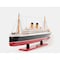 Homeroots 13" Black and Red Solid Wood Hand Painted RMS Empress of Ireland Model Boat 401892 - alternate 5