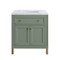 James Martin Vanities Chicago 30 in. Single Vanity, Smokey Celadon, w/ 3 CM Carrara Marble Top 503-V30-SC-3CAR - alternate 4