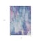 Homeroots 8' X 10' Blue Peach And Sky Blue Abstract Washable Indoor Outdoor Area Rug 615857 - alternate 3