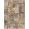 Homeroots 5' X 8' Brown Beige And Charcoal Abstract Washable Indoor Outdoor Area Rug 630760 - alternate 4