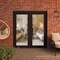 Vdomdoors Front Exterior Prehung Metal-Plastic Double Doors Frosted Glass / MANUX 8102 Matte Black / Office C MANUX8102DEXD-BLK-W72xH80-LH-I - alternate 3