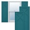 Ekena Millwork True Fit PVC Bungalow Fixed Mount Shutters, Antigua, 12W x 78H, PR TFP001BG12X078AN - alternate 1
