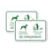 Signmission Keep Your Dog Leashed Pick Up After Your Pet. Be Heavy-Gauge Aluminum, 18" x 24", A-1824-24884 A-1824-24884 - alternate 1