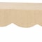 Bali & Pari Mason Grasscloth Coffee Table with Scalloped Apron 266-14583-ZORO - alternate 3