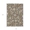 Homeroots 10' X 14' Chocolate Beige And Blue Floral Washable Indoor Outdoor Area Rug 597811 - alternate 3