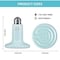 Simple Deluxe 150W Reptiles Ceramic Heat Lamp Suitable for E26 Base, 24H Heat Source, No Light Emitting Infrare, 2PK PTBULBINVISIBLE150LBLX2 - alternate 4
