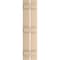 Ekena Millwork Rustic Two Board Spaced Board-n-Batten Smooth Faux Wood Shutters, 11 1/2W x 76H, PR SHUBSS11X76SMPR - alternate 6