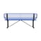 Leisure Craft Leisure Craft 6 FT Outdoor Bench with Back, Portable, Blue B6WBP-BLUE - alternate 6
