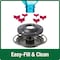 Natures Way Hummingbird 23 oz Glass Bird Feeder 6 ports WWANTGHF8-O-CP1 - alternate 2
