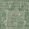 Homeroots 3' X 5' Emerald Medallion Washable Indoor Outdoor Area Rug 608016 - alternate 3